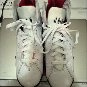 Air Jordan 7 Retro GS Cardinal 2022, brand new, US Y 5, equivalent to US M 5